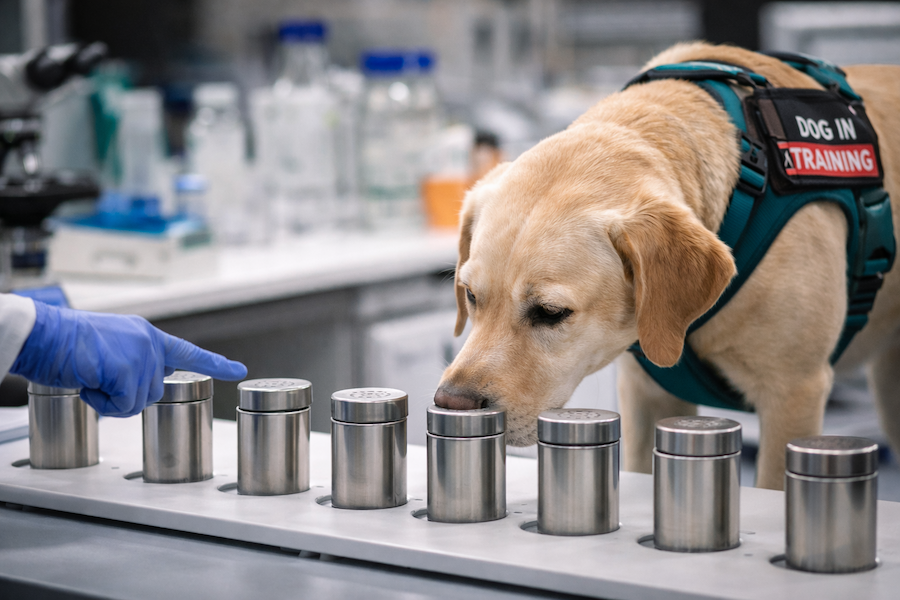 Kan hundar känna doft av cancer?